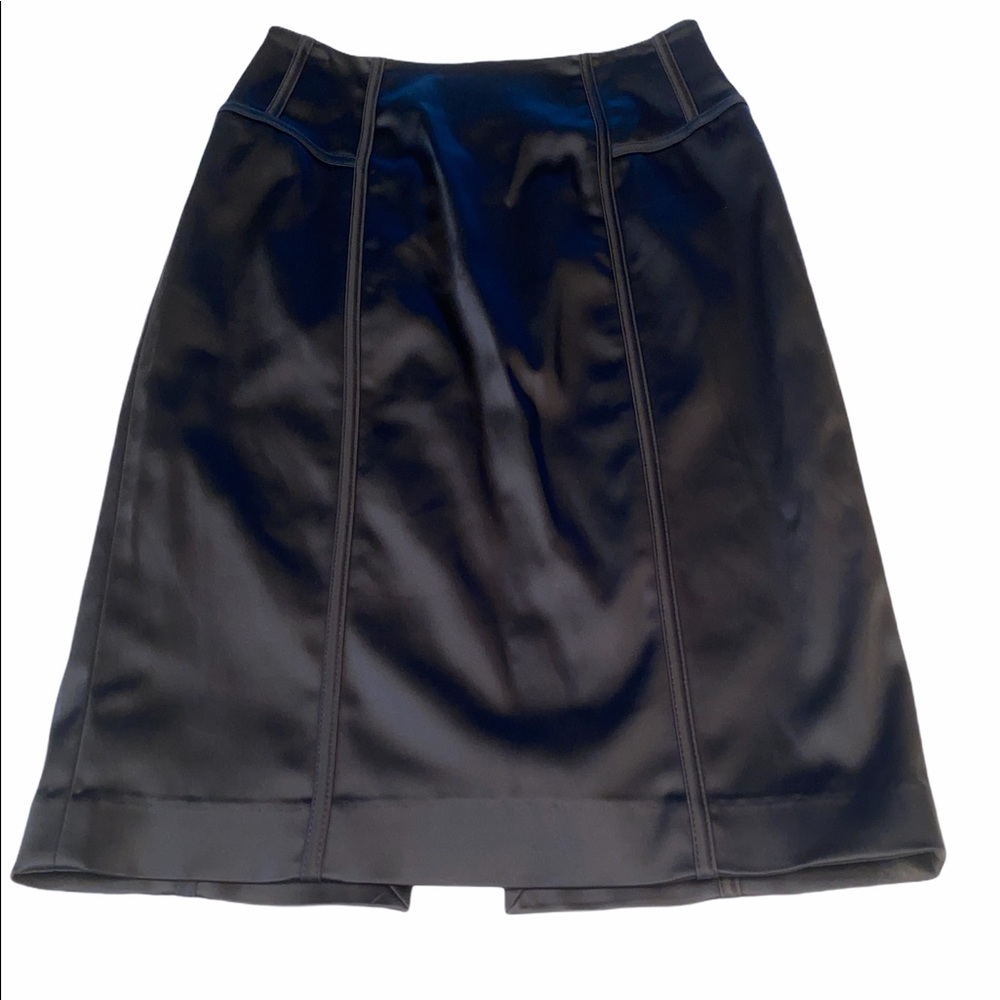 White House Black Market satin pencil skirt Sz 0
